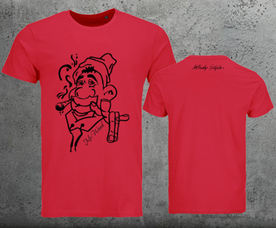 Mr.Weed Men Shirt Frontprint
