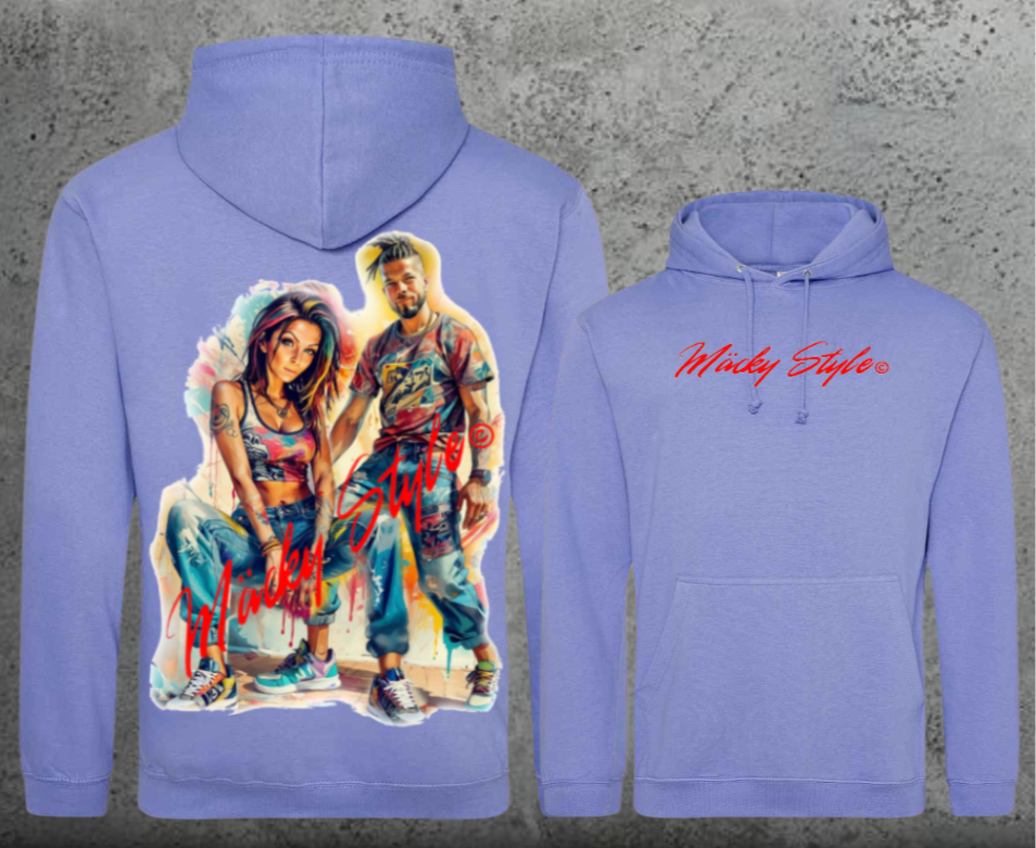 Die Macher Bunt Hoodie Unisex Backprint