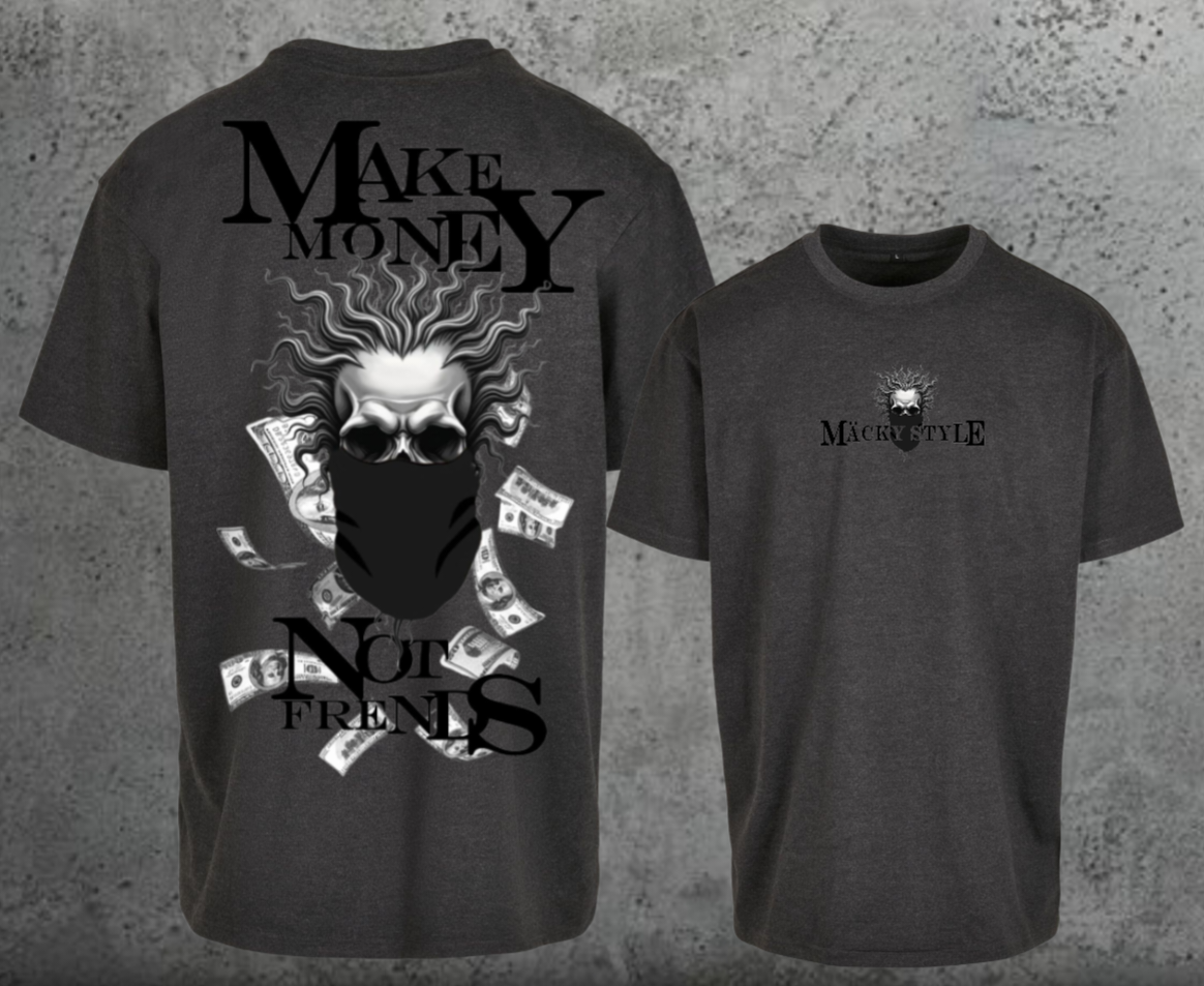 Make Money Oversize Shirt Backprint