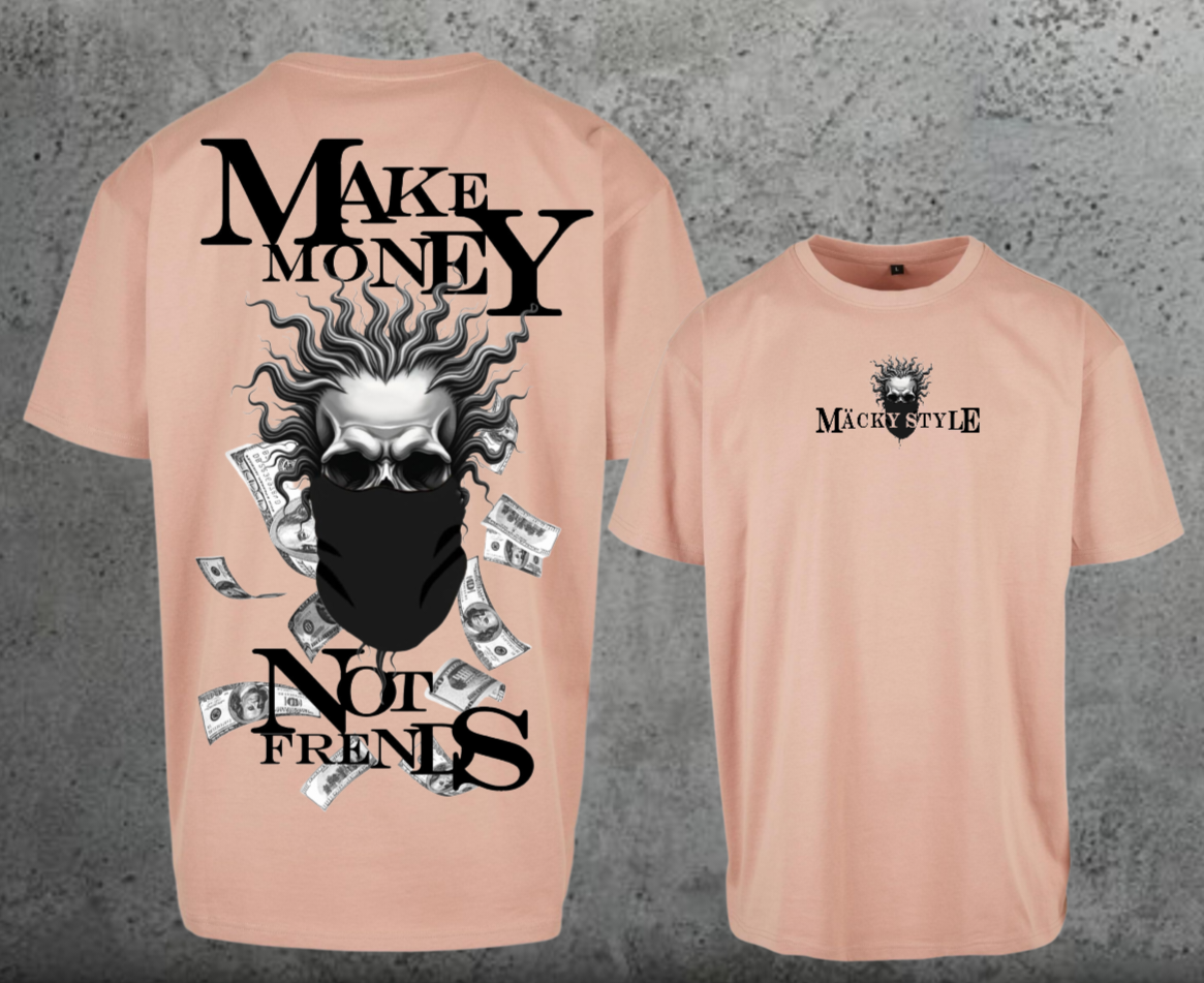 Make Money Oversize Shirt Backprint
