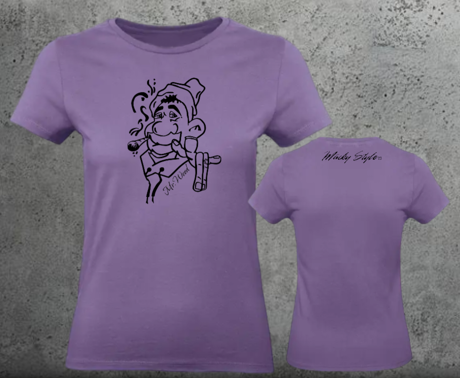 Mr.Weed Woman Shirt Frontprint