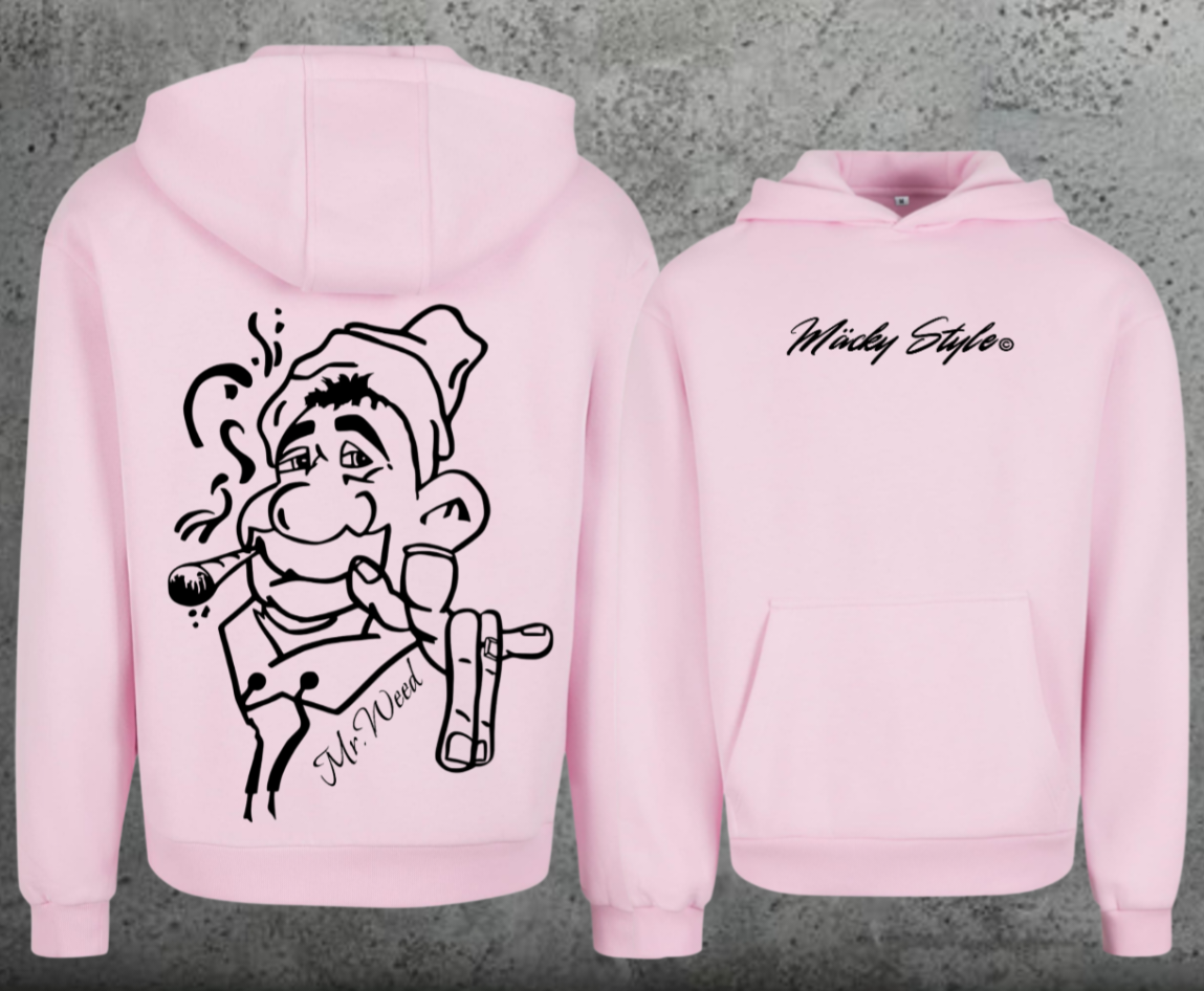 Mr. Weed Hoodie Soft Backprint