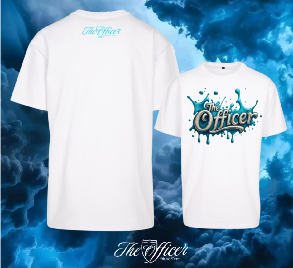 The Officer Splash Oversize Shirt Frontprint