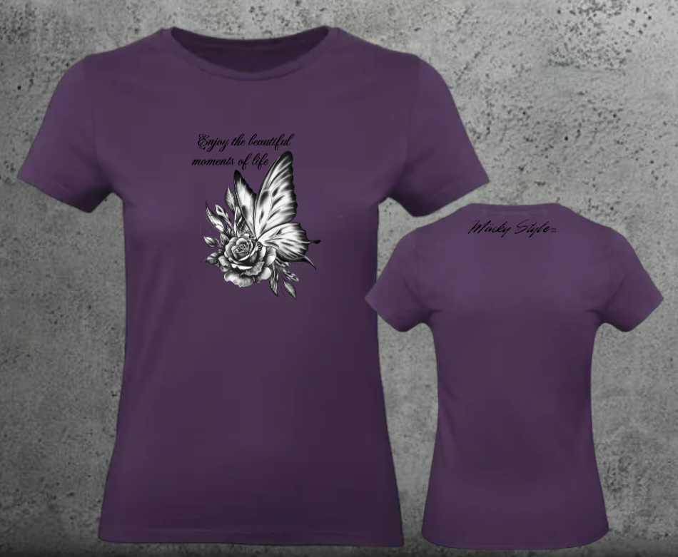 Butterfly Woman Shirt Front