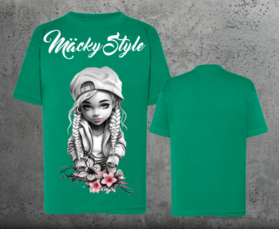 Flower Big Girl Kids Shirt Unisex