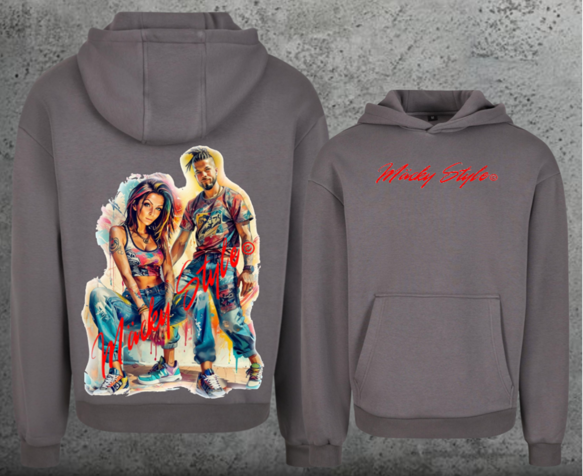 Die Macher Bunt Hoodie Soft Backprint