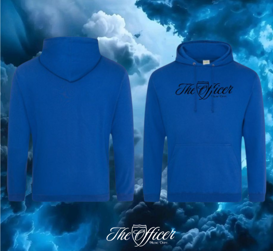 The Officer Schriftzug Hoodie Unisex Frontprint