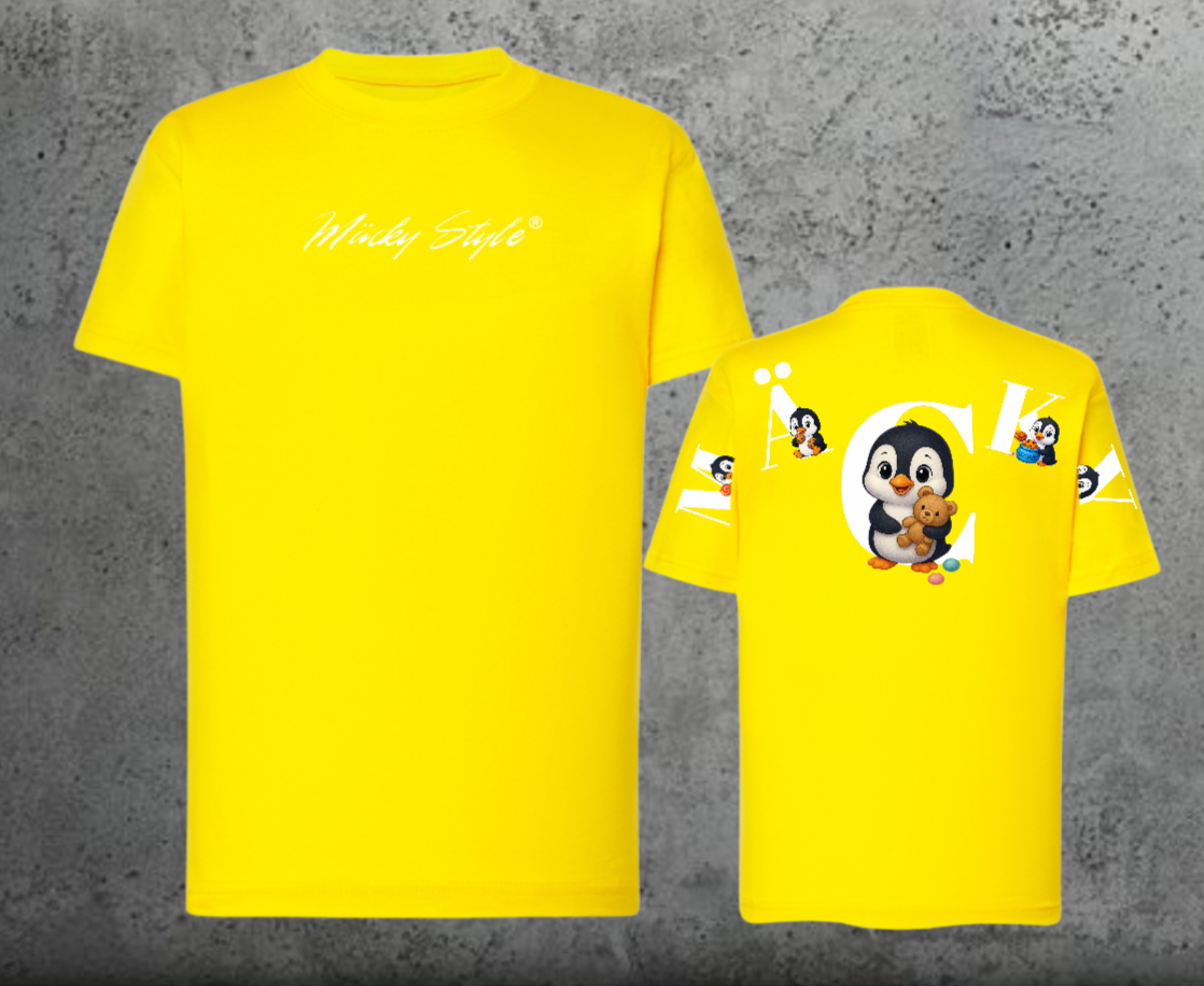 Mäcky Pinguin Power Kids Shirt Unisex