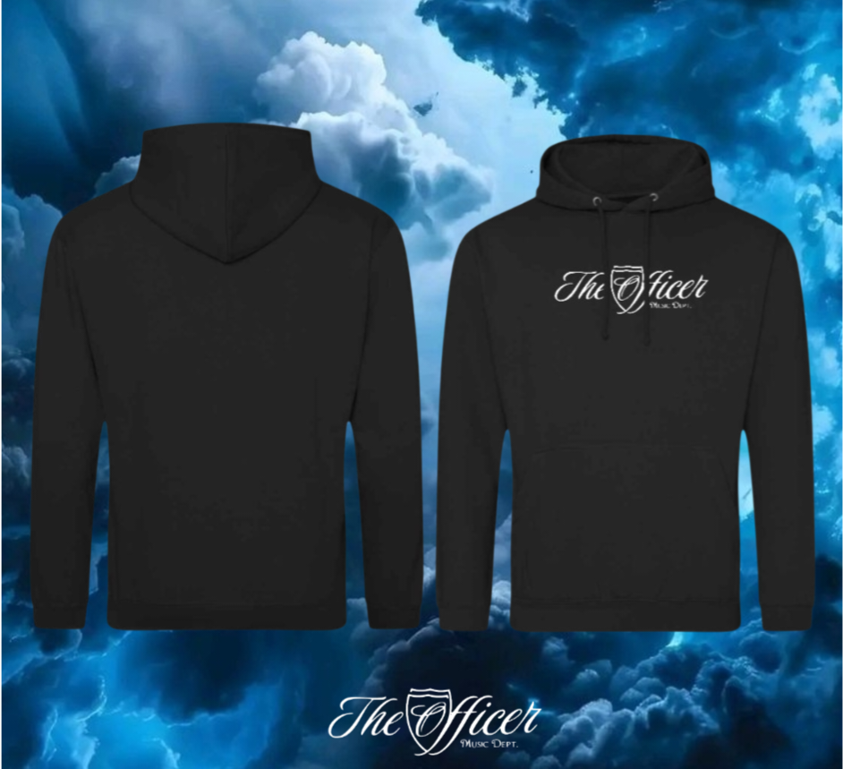 The Officer Schriftzug Hoodie Unisex Frontprint