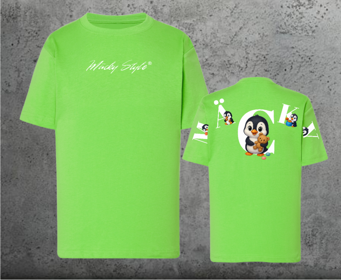 Mäcky Pinguin Power Kids Shirt Unisex