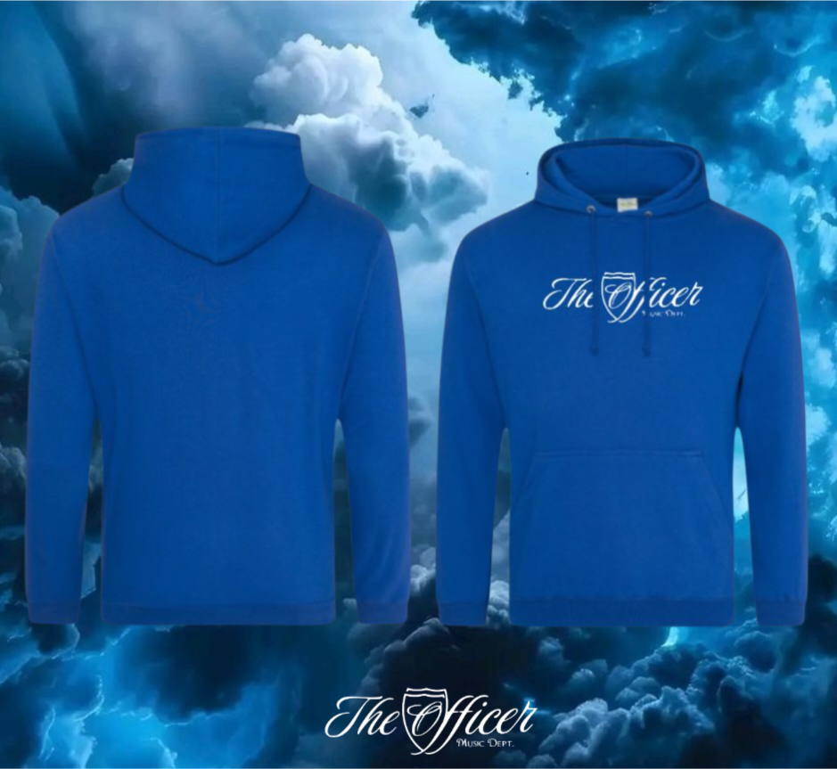The Officer Schriftzug Hoodie Unisex Frontprint