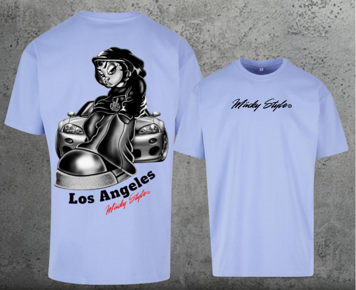 LA cool Oversize Shirt Backprint