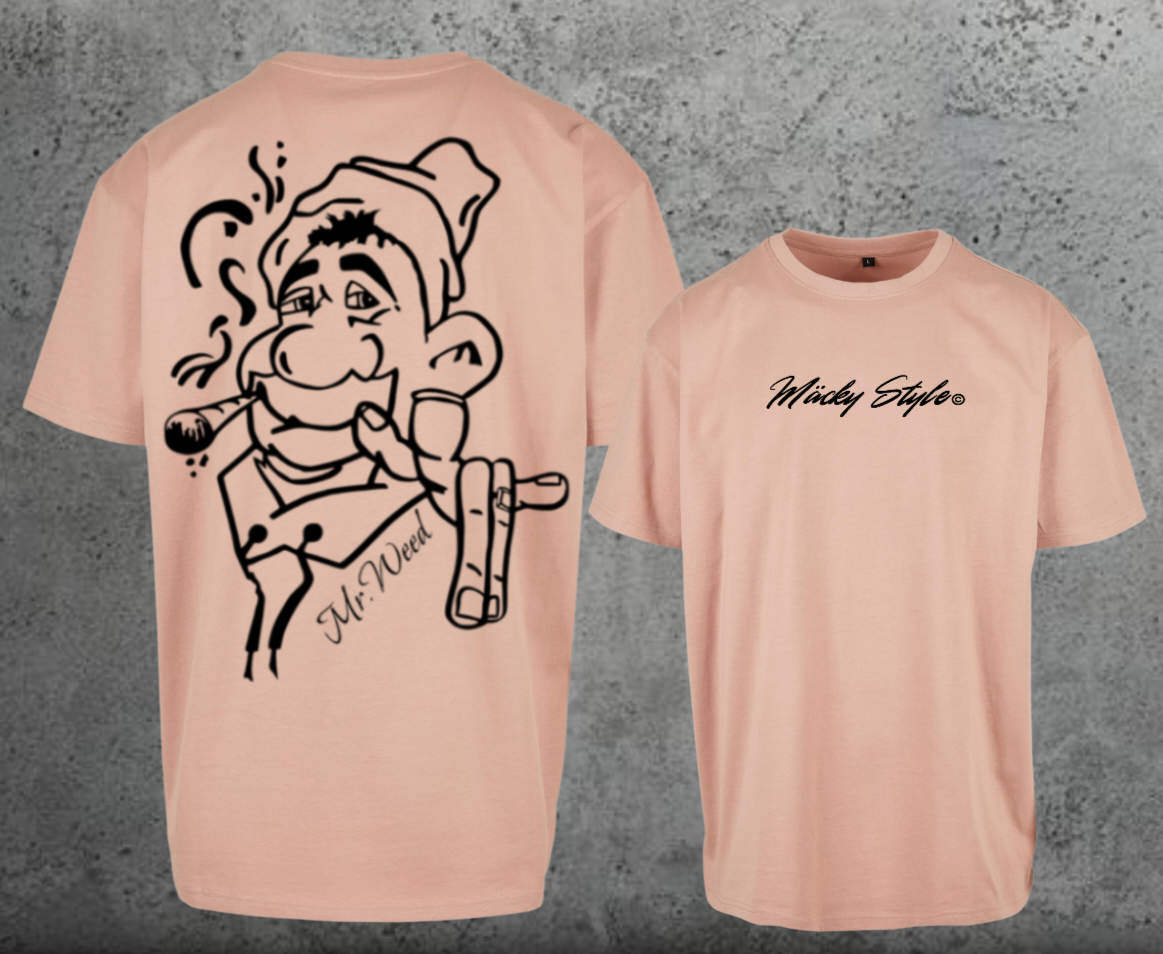 Mr.Weed Oversize Shirt Backprint