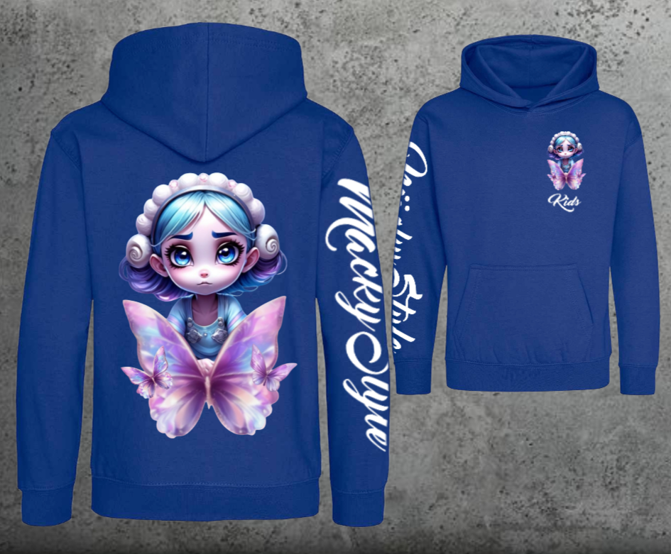 Butterfly-Fee Kids Hoodie Unisex