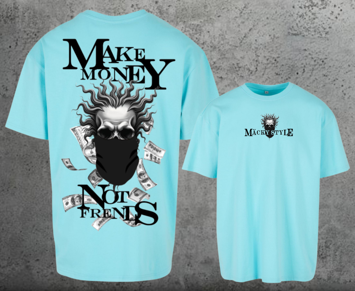 Make Money Oversize Shirt Backprint