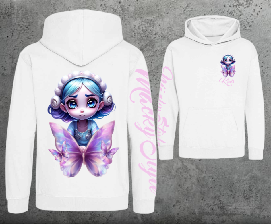 Butterfly-Fee Kids Hoodie Unisex