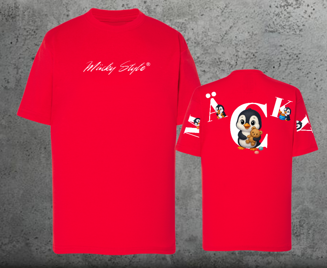 Mäcky Pinguin Power Kids Shirt Unisex