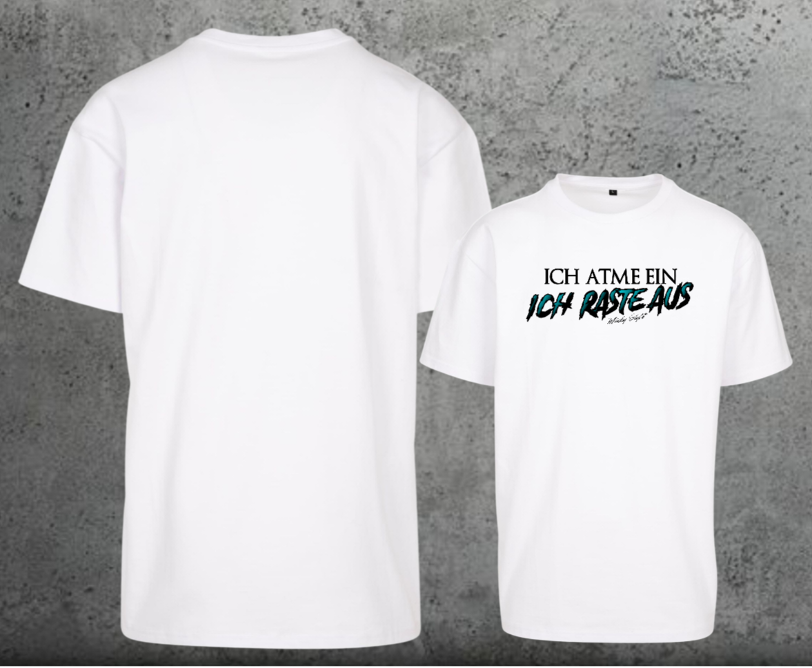 Ich atme ein - Oversize Shirt Frontprint