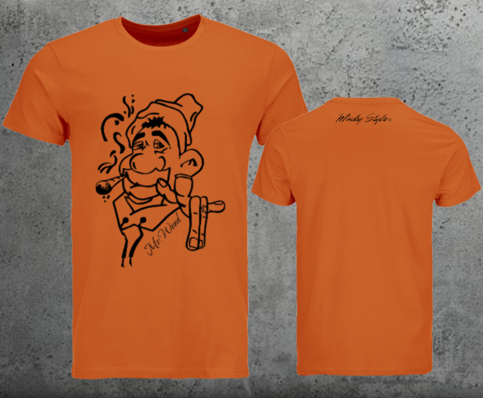 Mr.Weed Men Shirt Frontprint