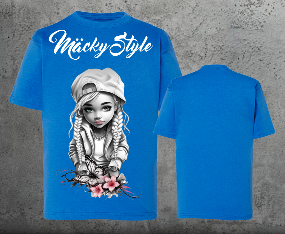 Flower Big Girl Kids Shirt Unisex