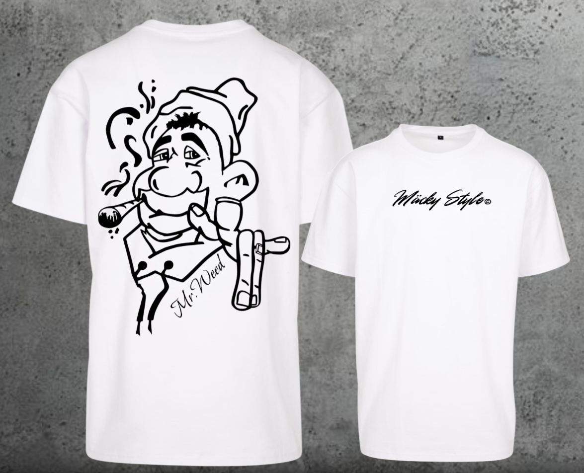 Mr.Weed Oversize Shirt Backprint