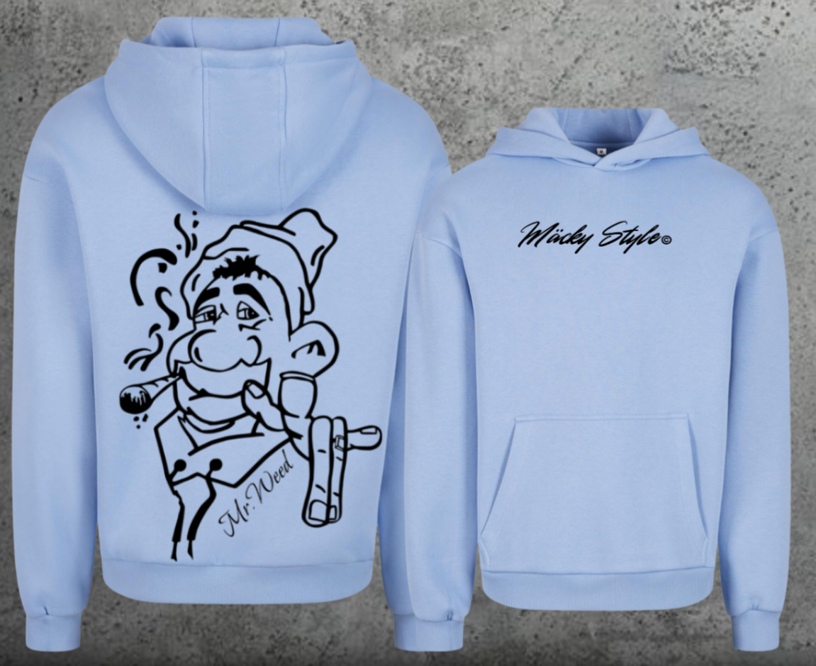 Mr. Weed Hoodie Soft Backprint