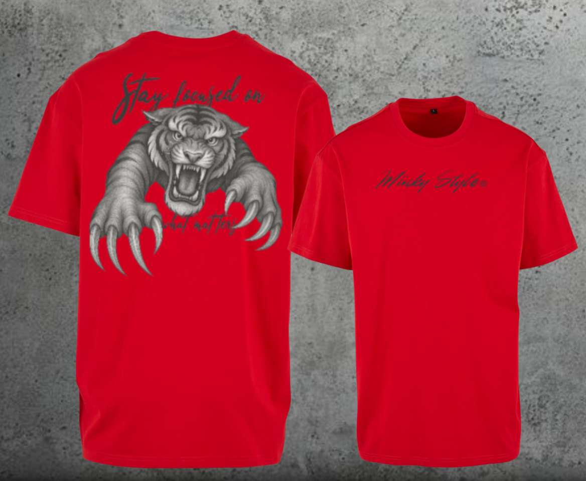 Tiger Oversize Shirt Backprint