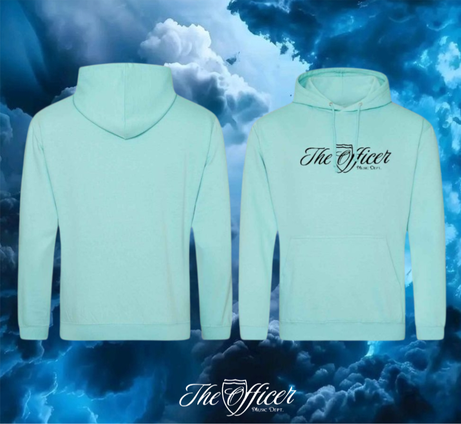 The Officer Schriftzug Hoodie Unisex Frontprint