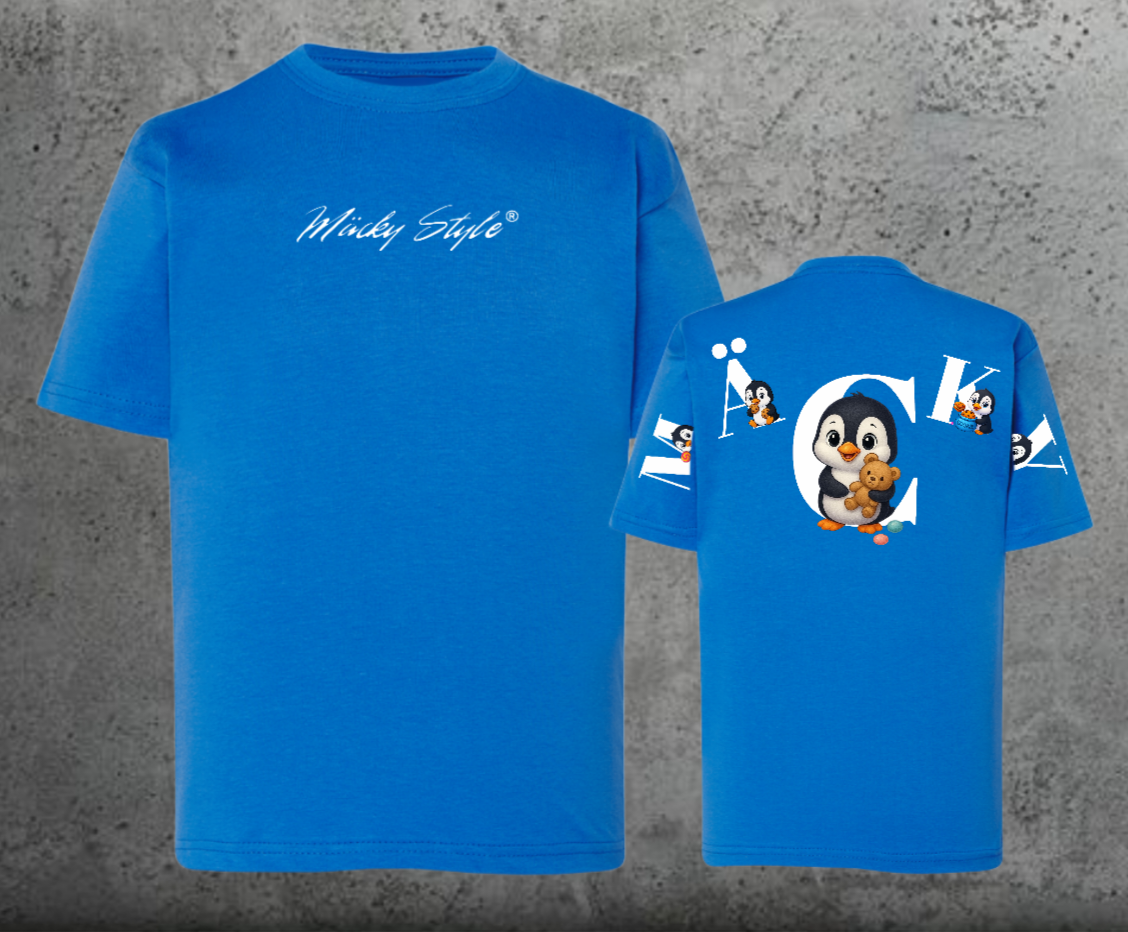 Mäcky Pinguin Power Kids Shirt Unisex