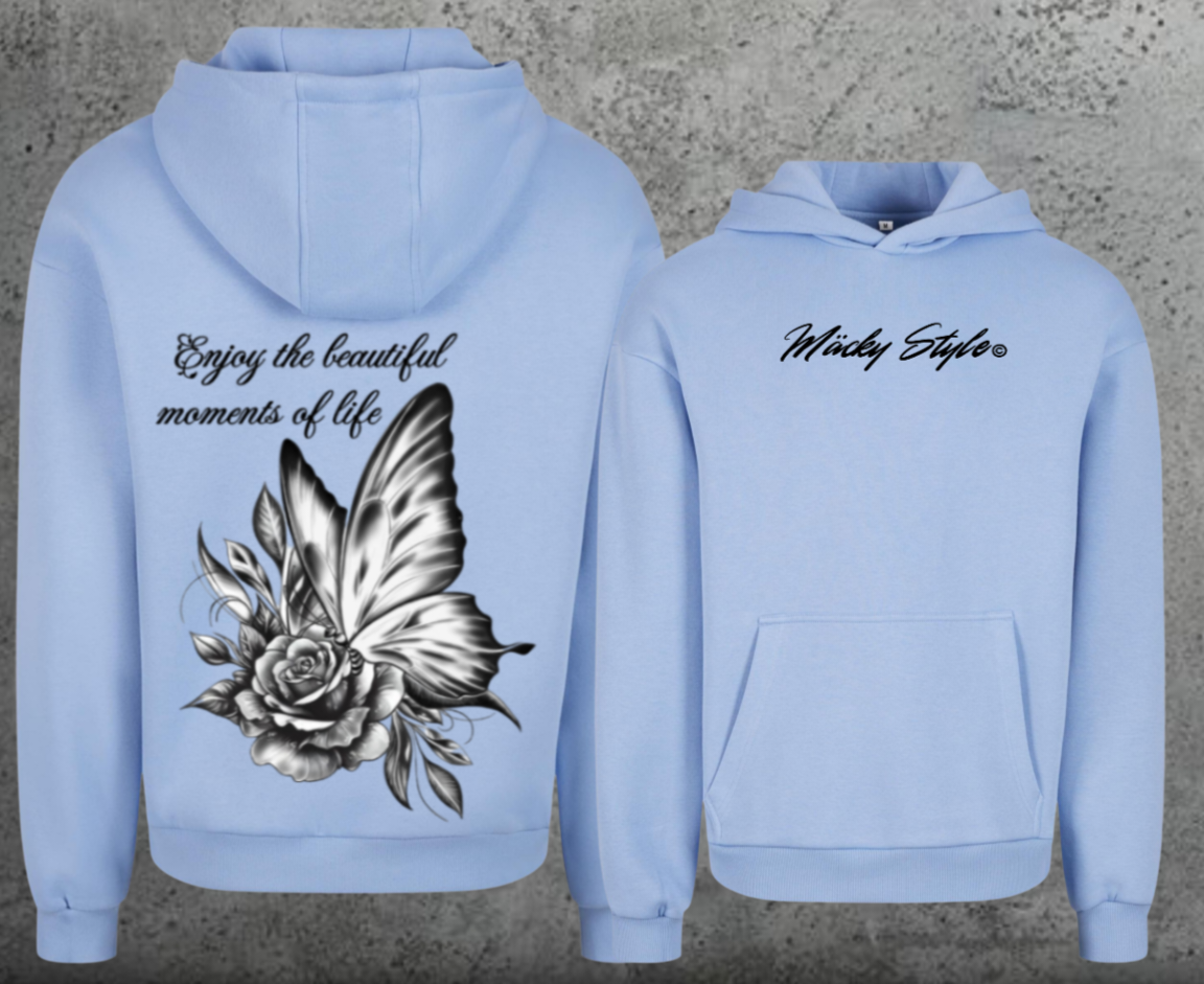 Butterfly Hoodie Soft Backprint
