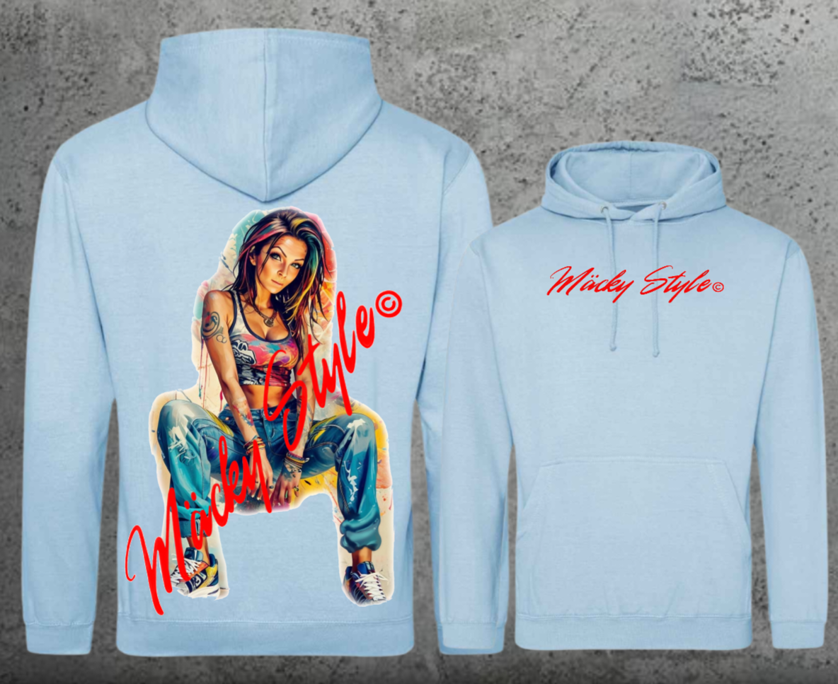 Mäcky Hoodie Unisex Backprint
