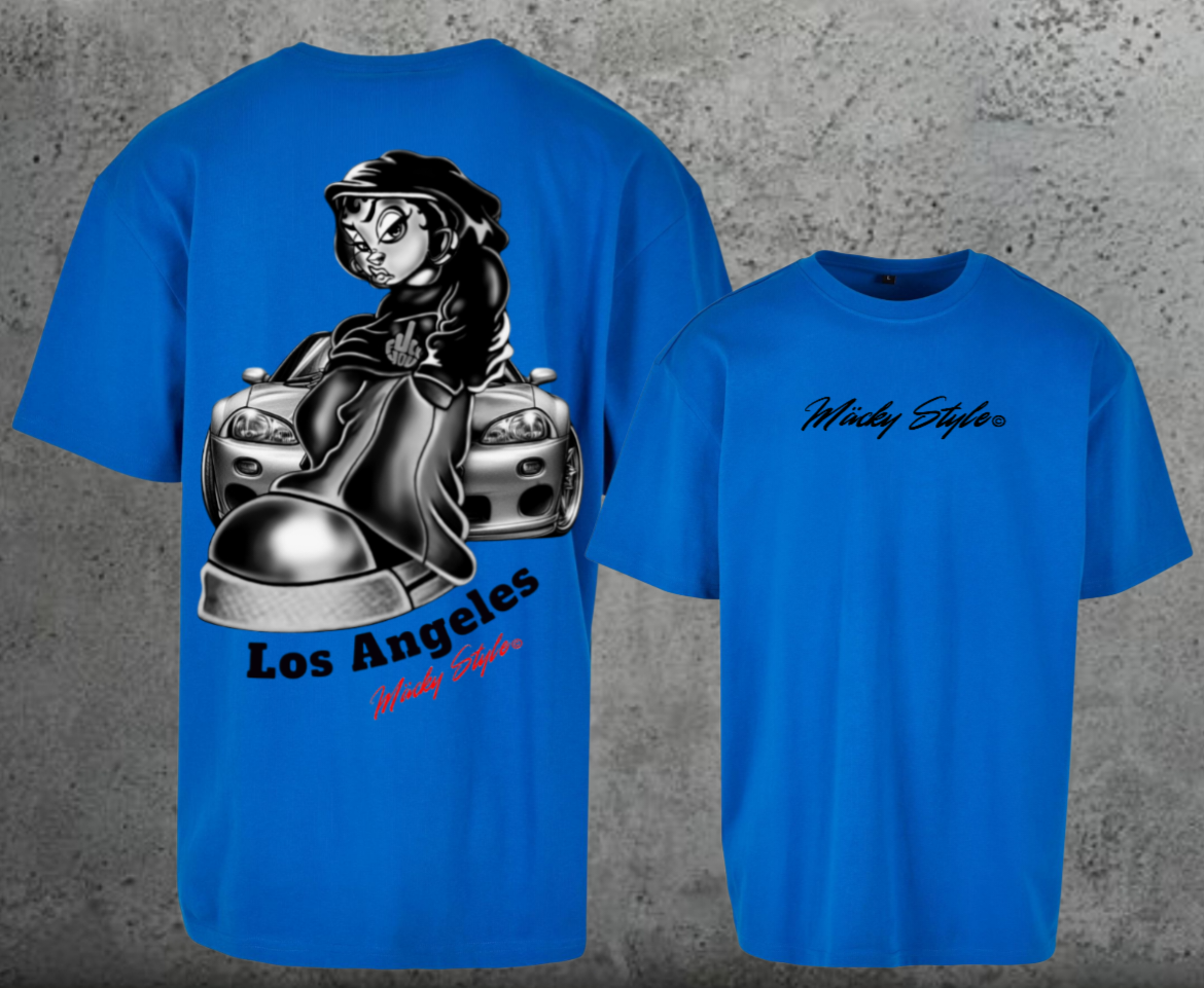 LA cool Oversize Shirt Backprint