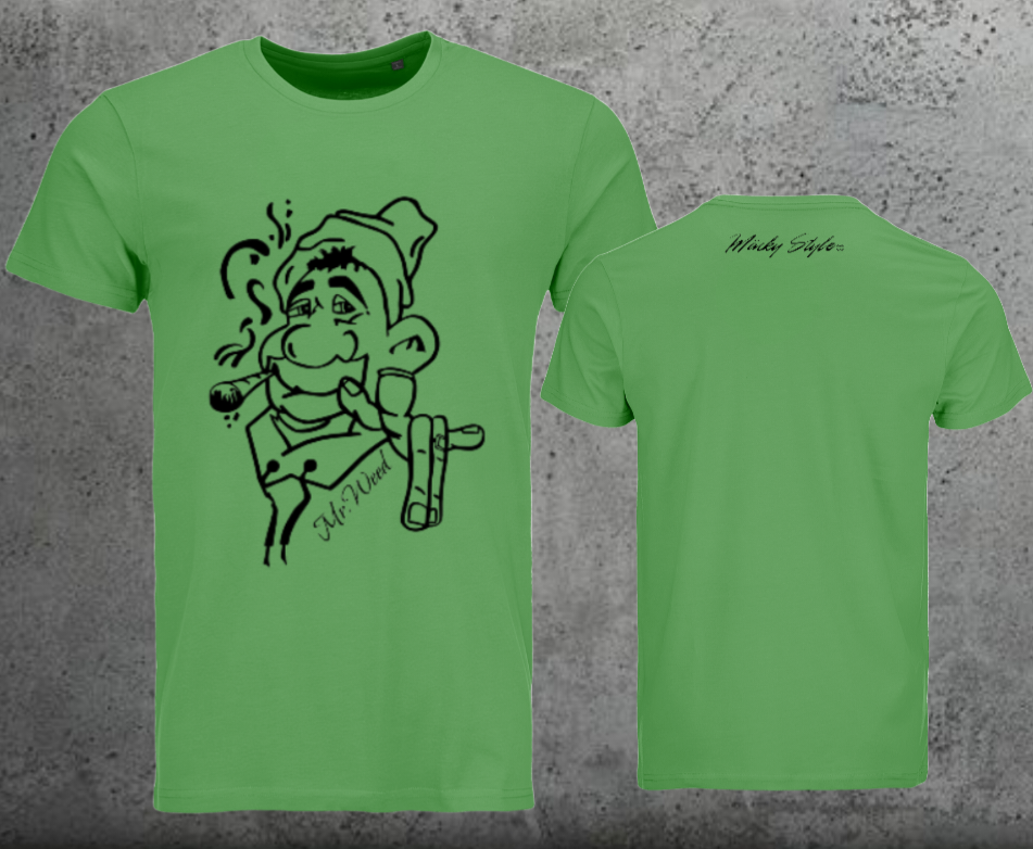 Mr.Weed Men Shirt Frontprint