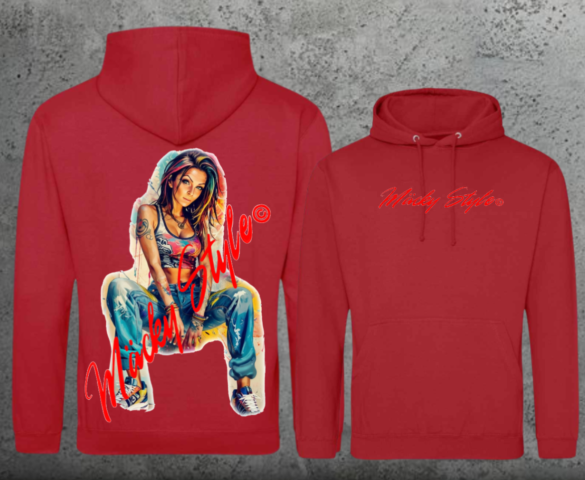 Mäcky Hoodie Unisex Backprint