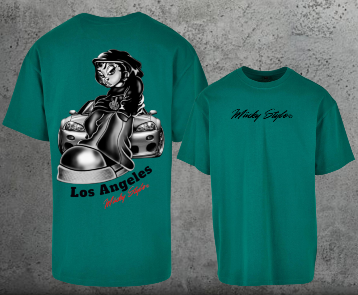 LA cool Oversize Shirt Backprint
