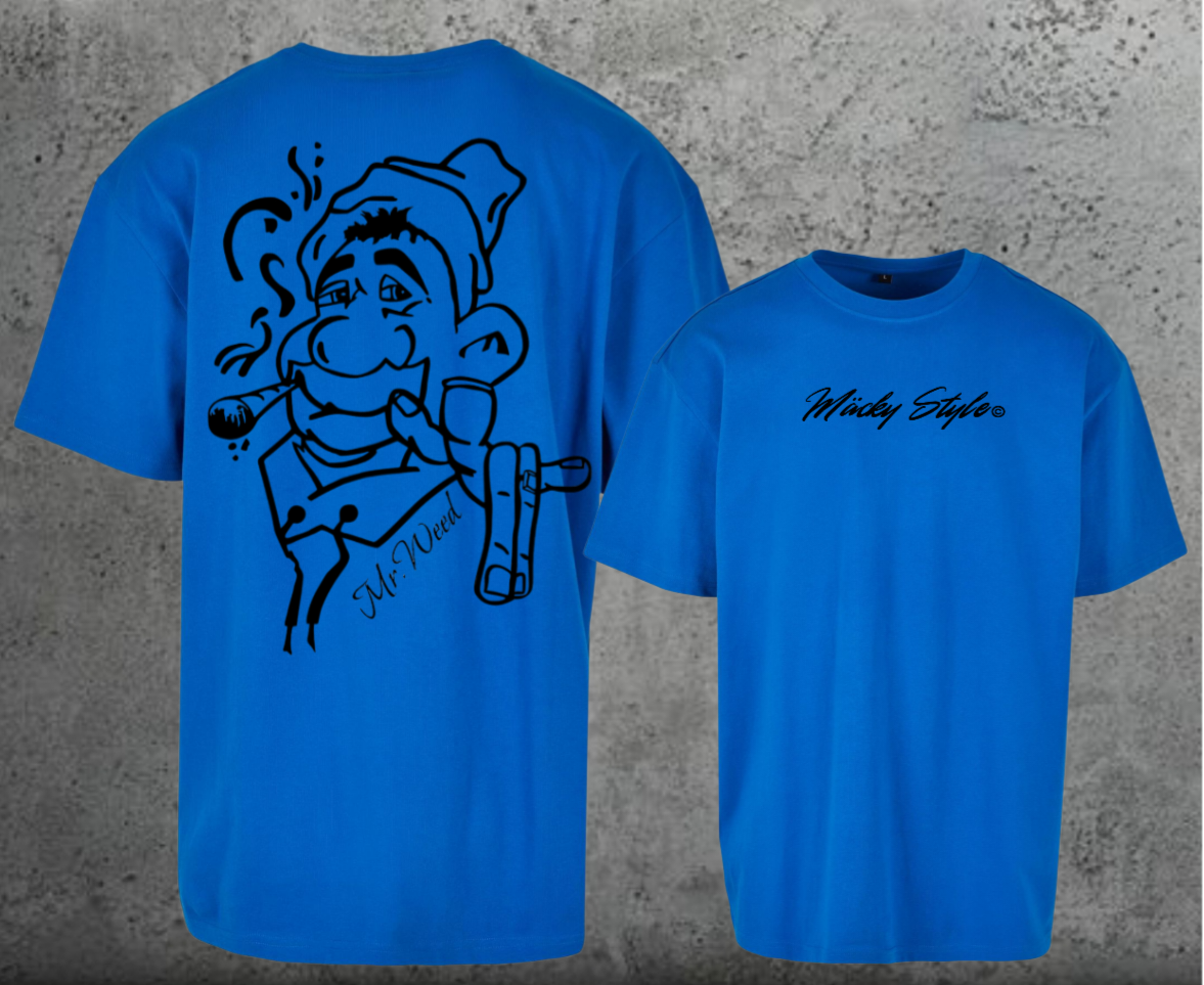 Mr.Weed Oversize Shirt Backprint