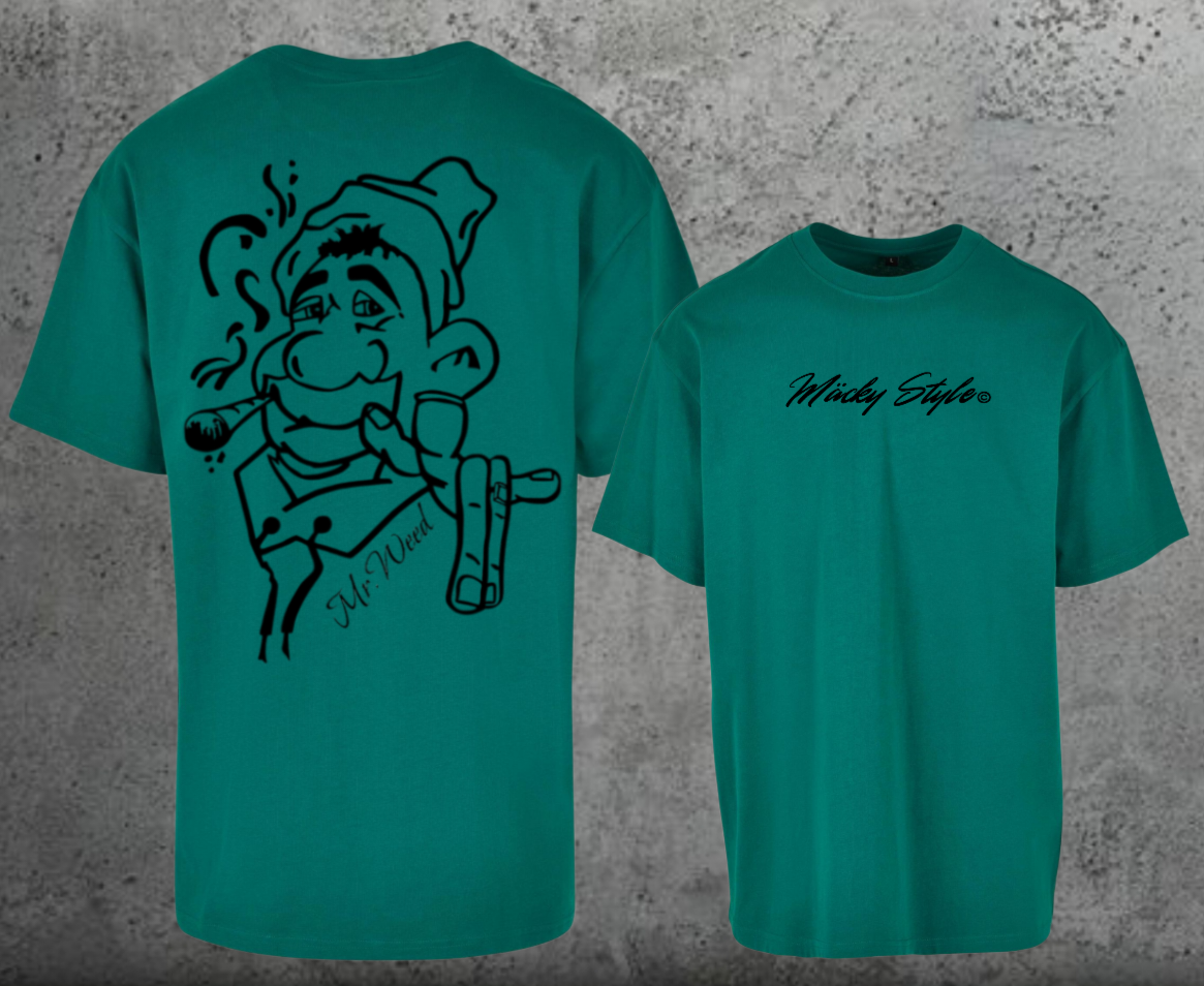 Mr.Weed Oversize Shirt Backprint