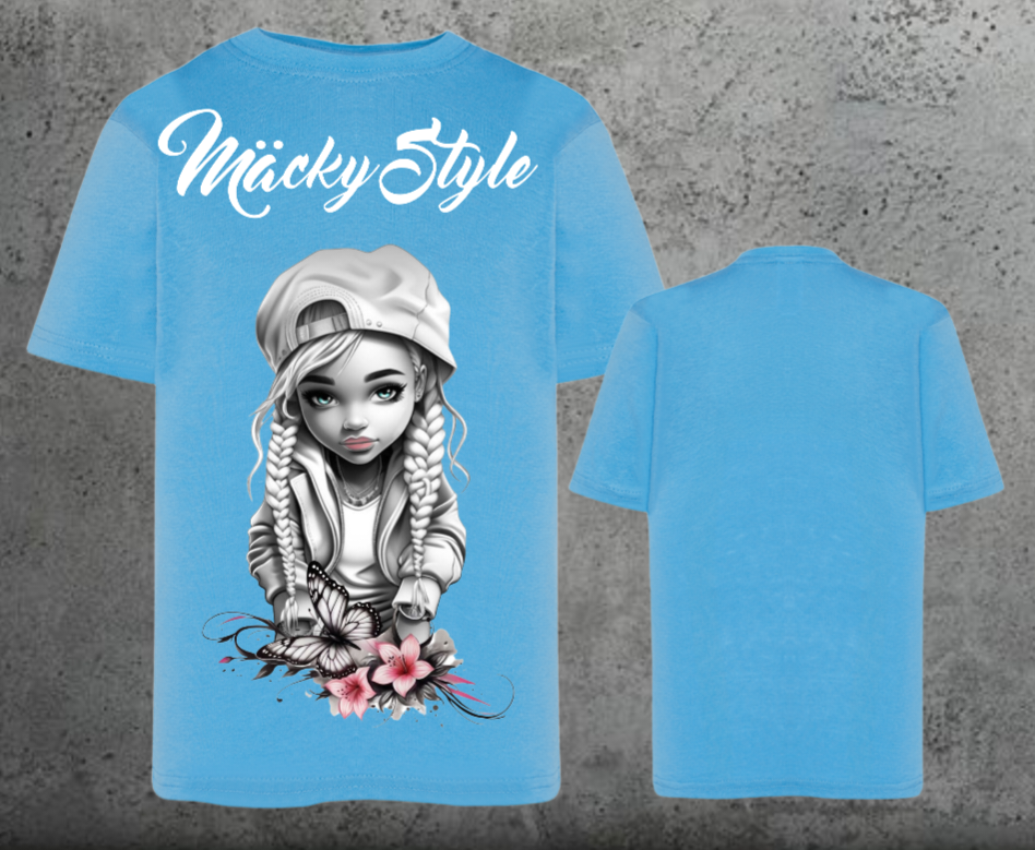 Flower Big Girl Kids Shirt Unisex