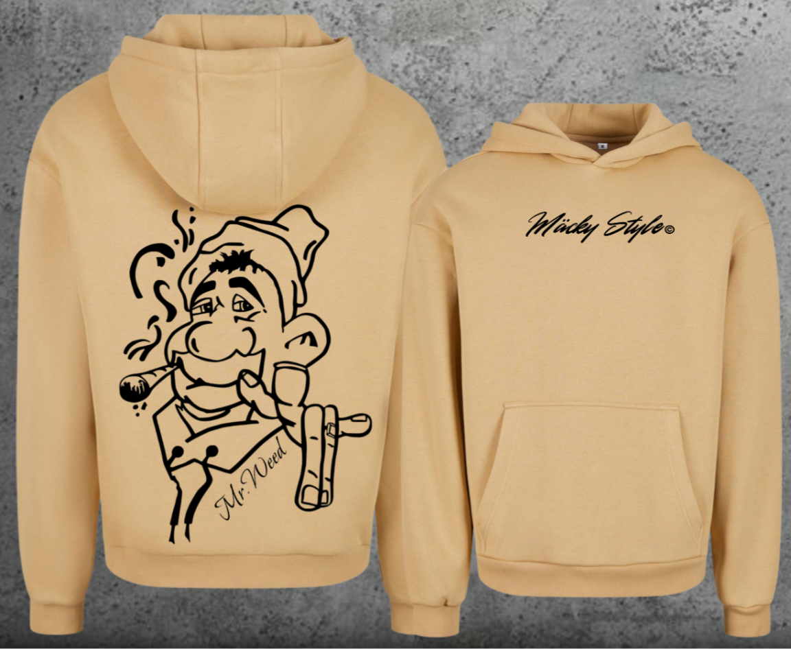 Mr. Weed Hoodie Soft Backprint