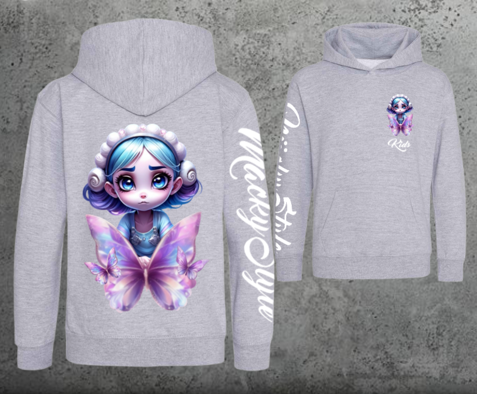 Butterfly-Fee Kids Hoodie Unisex