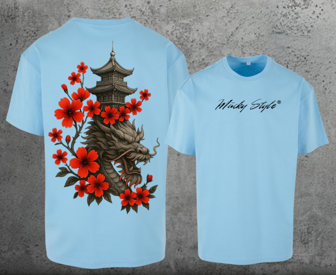 Drachen Oversize Shirt Backprint