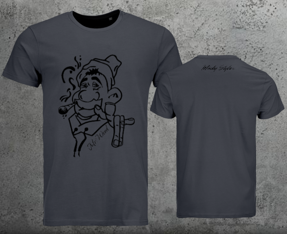 Mr.Weed Men Shirt Frontprint