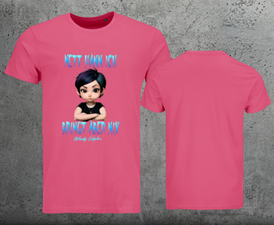 Nett kann ich Men Shirt Frontprint