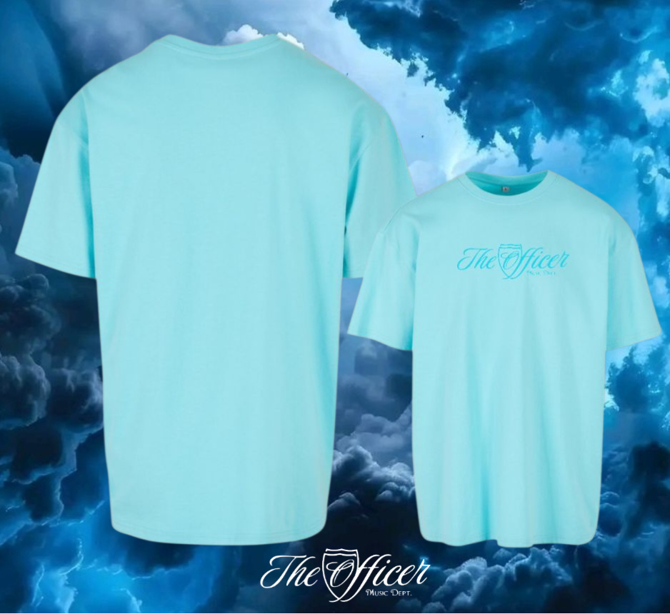 The Officer Schriftzug Oversize Shirt Frontprint