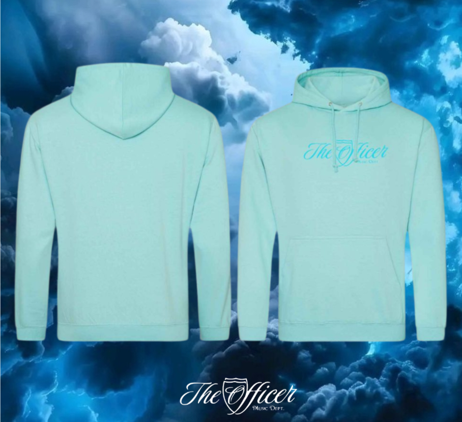 The Officer Schriftzug Hoodie Unisex Frontprint