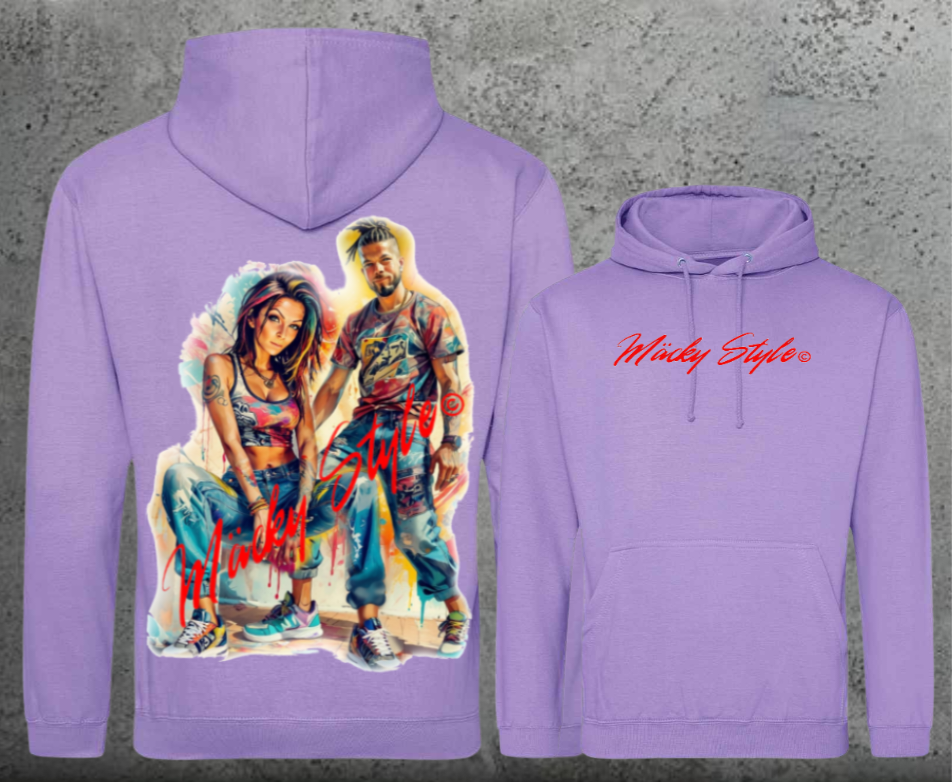 Die Macher Bunt Hoodie Unisex Backprint