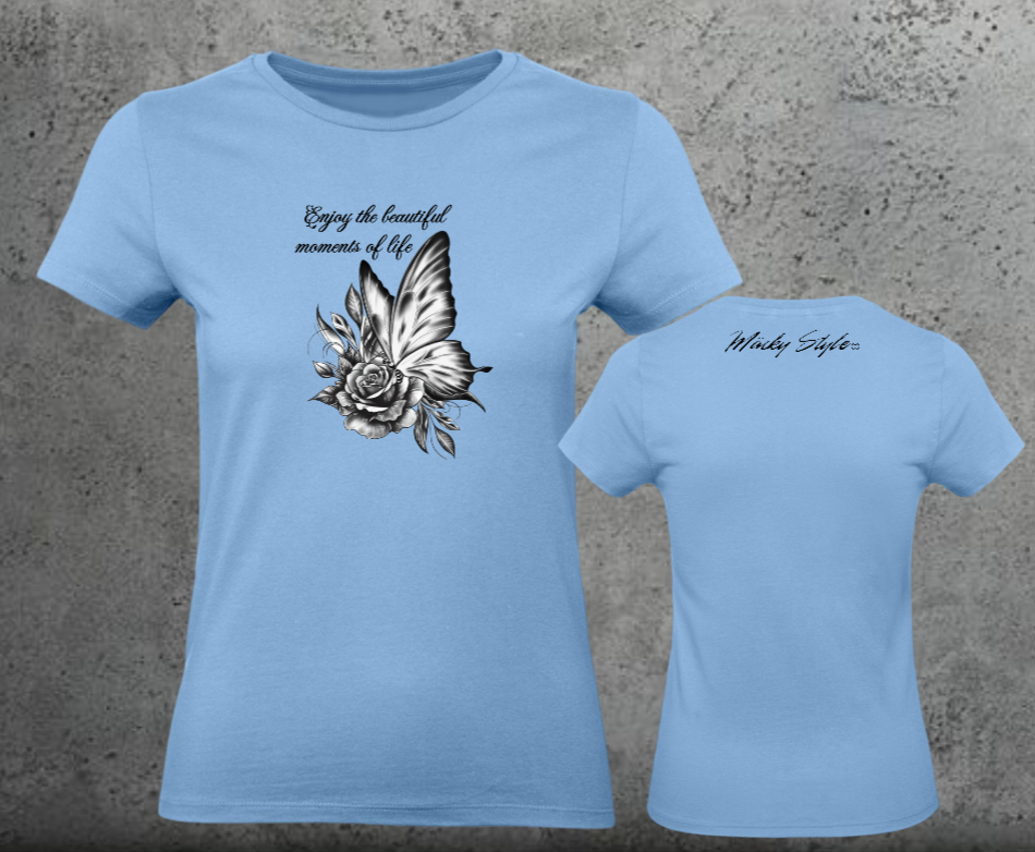 Butterfly Woman Shirt Front