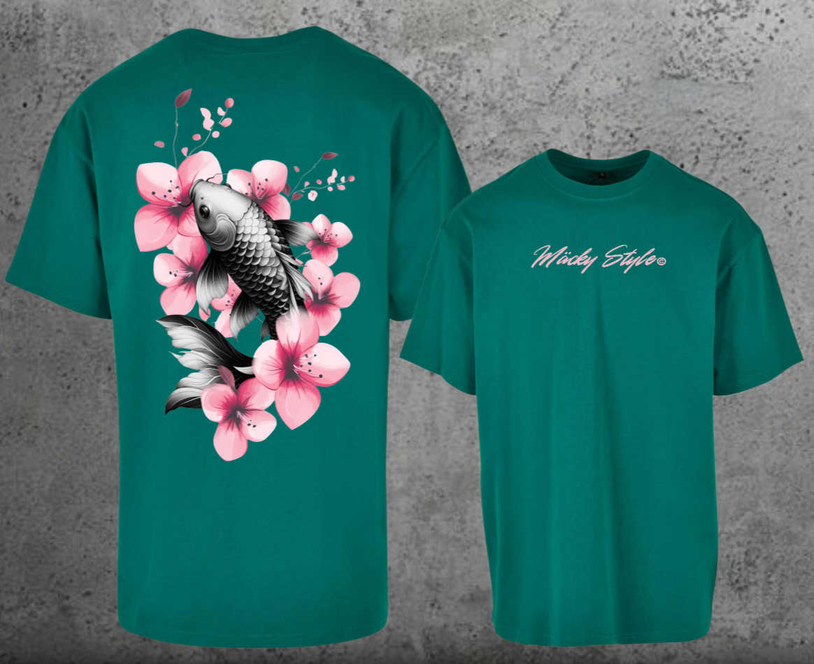 Koi Oversize Shirt Backprint