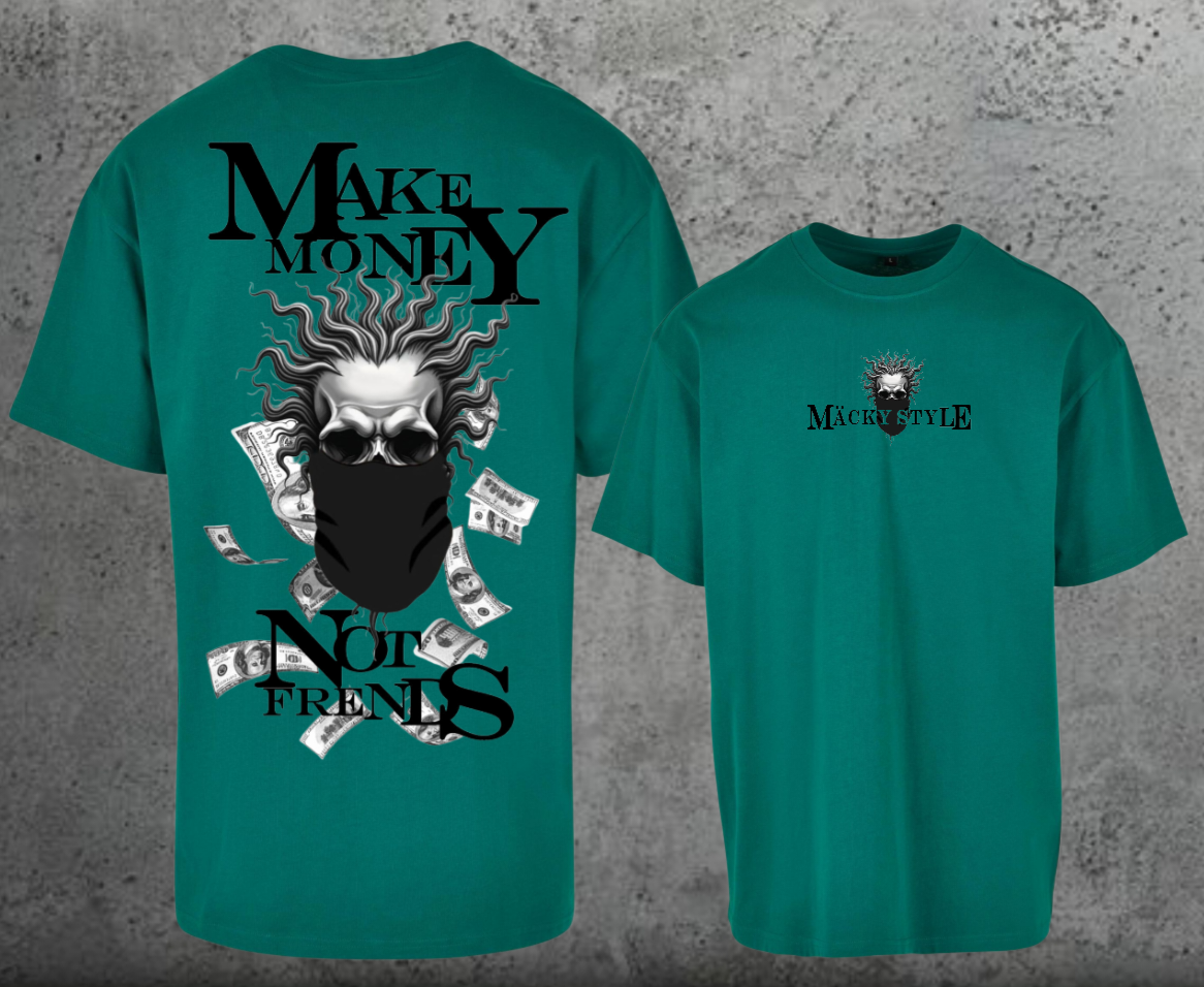 Make Money Oversize Shirt Backprint