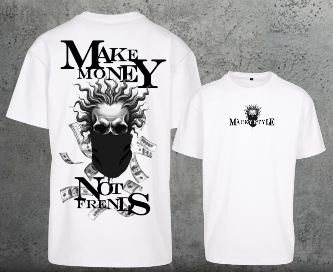 Make Money Oversize Shirt Backprint